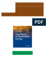 The Physics of Renewable Energy 1st Edition Martin Stutzmann All Chapter Instant Download