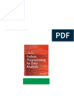 Python Programming For Data Analysis 1st Edition José Unpingco 2024 Scribd Download