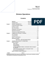 Division Operations, Fmi 3-91 Draft - Feb 06