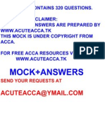 Acca F1 Cbe Mock Free 2011-2012 - WWW - Acuteacca.tk