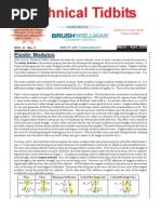 Technical Tidbits March-April 2005 - Elastic Modulus