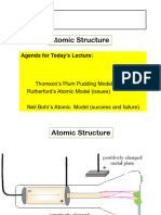 Lecture 2-3 - Cathod Rays Tubes-Rutherford - Bohr Models