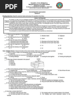 2nd Quarter Examination