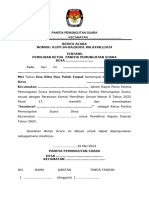 Form BA Ketua Dan Sekretariat PPS