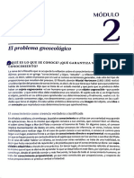 El Problema Gnoseológico.