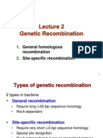 Lecture 2 - Genetic Re Combination