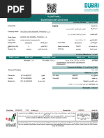 Access Line General Trading License