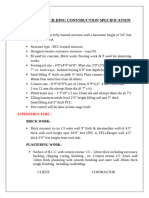 Final Residential Building Specification