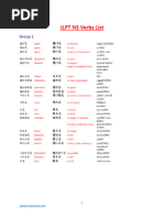 JLPT N3 Verbs List2