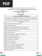 CS3452 Theory of Computaion QuestionBank