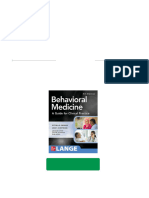 PDF Behavioral Medicine: A Guide For Clinical Practice 5th Edition Mitchell D. Feldman Download