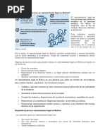 Qué Es y para Qué Sirve Un Representante Legal en Bolivia