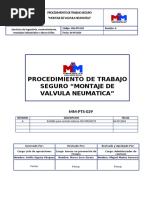 PT - 029 - Montaje de Valvula Neumatica