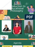 Introduction To Educational Philosophy