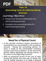 Accounting Cycle For Merchandising