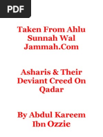 Asharis & Their Deviant Creed On Qadar