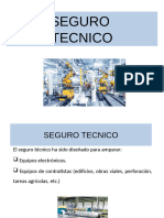 Seguro Tecnico. Todo Riesgo Operativo