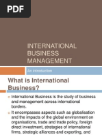 International Business Management