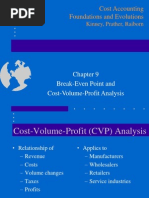 Chapter 9 Cost Volume Profit Analysis