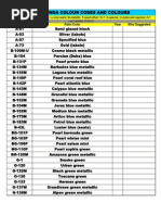 Goldwing Paint Colors