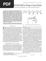 Operation of A DSTATCOM in Voltage Control Mode