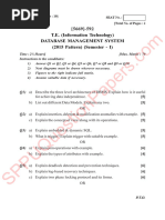 Be - Information Technology Engineering - Semester 5 - 2019 - November - Database Management Systems Dbms Pattern 2015