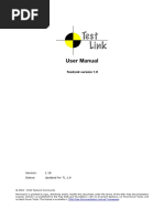 TestLink - User Manual