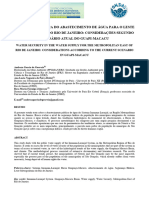 Segurança Hídrica Do Abastecimento de Água para o Leste Metropolitano Do Rio de Janeiro: Considerações Segundo o Cenário Atual Do Guapi-Macacu