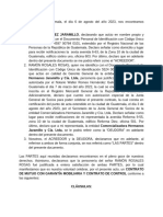 (Contrato Revolvente) Contrato de Mutuo Con Grantía Mobiliaria Sobre Inventario Revolvente Con Contrato de Control