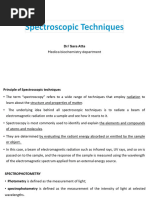 Spectroscopic Techniques