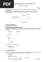 Teoria y Problemas de Regla de Tres Simple y Compuesta S1 Ccesa007