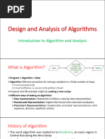 Topic 1 - Introduction To Algorithm and Analysis