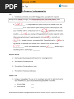 IGCSE Chem Worksheet 17 Acids, Bases