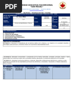 Planificacion Del Segundo Trimestre Primero Química