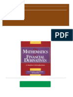 Where Can Buy Mathematics of Financial Derivatives A Student Introduction The Ebook With Cheap Price