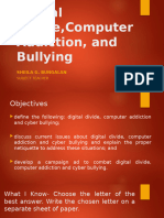 Digital Divide Addiction Bullying