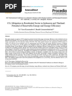 CO2 Mitigation in Residential Sector in Indonesia and Thailand Potential of Renewable Energy and Energy Efficiency