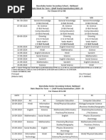 Beersheba School Half Yearly Exm 24 - 25