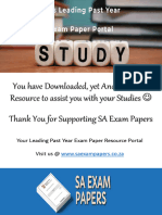 Life Orientation NSC Common Test X05 Sept 2019 Afr Gauteng