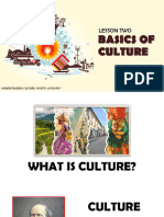 LESSON 2 Basics of Culture