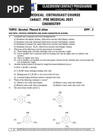 Alcohols and Phenols Assignment-2