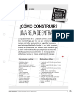 Se-Co01 - Construir Reja de Entrada