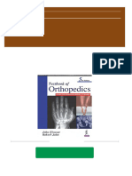 Textbook of Orthopedics Includes Clinical Examination Methods in Orthopedics 5th Edition John Ebnezar 2024 Scribd Download