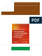 Get Information and Knowledge in Internet of Things Teresa Guarda (Editor) Free All Chapters