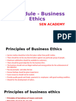 3 Module - Business Ethics (Corporate Governance) Mcom