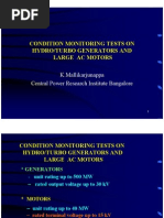 Condition Monitering On Motors and Generators