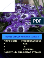 Herpes Simplex & Molluscum Contagiosum