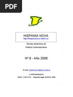 Hispania Nova, Nº 08, 2008 - 1807-1814. Península Ibérica y Colonias Americanas