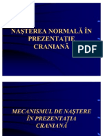 Nasterea Normala in Prezentatie Craniana