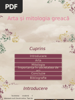 Arta Și Mitologia Greacă